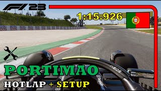 F1 23 PORTIMAO HOTLAP amp SETUP 115926 TOP 37 WORLD NO ASSISTS [upl. by Galen]