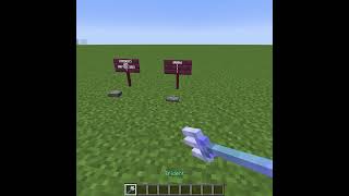 Riptide 255 Trident in Minecraft [upl. by Ecirb]