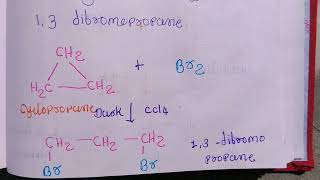 Reactions of cyclopropane and cyclobutane [upl. by Carrie]