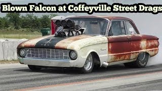 Blown Falcon at Lone Survivor Coffyville Street Drags [upl. by Atiuqer]