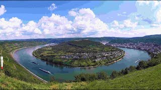 Sightseeings of Boppard am Rhein  Die Rheinschleife [upl. by Heigho899]