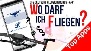 Wo darf ich Drohne fliegen Die kostenlose KartenApp von der DFS informiert dich [upl. by Asserrac]