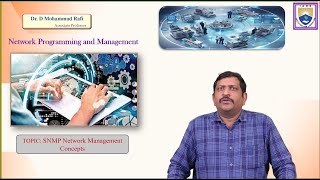 SNMP Network Management Concepts by Dr D Mohammad Rafi [upl. by Aleb274]