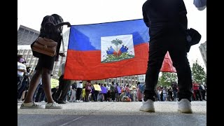 Manifestasyon devan konsila Dominiken an nan Montreal LIVE [upl. by Ellekram]