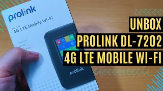 Unboxing ProLink DL7202 Your Portable 4G LTE WiFi Solution  MICHAEL XP [upl. by Setarcos]