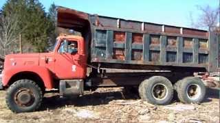 IHC R 190 6x6 dump truck video [upl. by Tennes20]