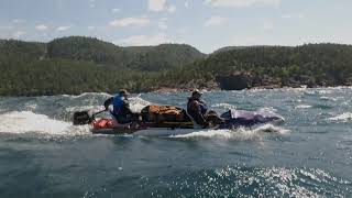 GALA inflatable canoes Challenger presentation  Rough water boating [upl. by Guillaume638]