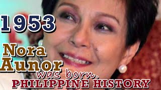 1953 Nora Aunor Philippine cinemas Superstar was born in Iriga Camarines Sur Filipino History [upl. by Sand]