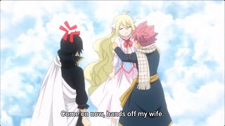 Natsu met Zeref and his wife Mavis in Heaven  Fairy Tail 100 years quest episode 11 [upl. by Ahsiele]