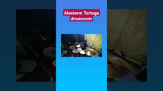 Alestorm Tortuga drumcover youtube shorts [upl. by Leonora345]