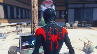 SpiderMan Miles Morales Spider verse Suit all Combat Challenge [upl. by Yerffej]