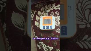 Dr Morepen BP monitor drmorepen shorts [upl. by Atnauqal]