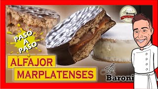 ALFAJOR MARPLATENSE 🔺 LOS BARONI de MAR DEL PLATA 🏖️ los famosos 🔺 cursos de pastelería online [upl. by Saire]