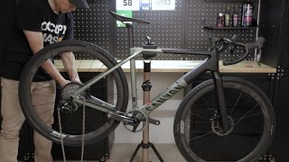 Canyon Grail CF SLX 8 AXS unbox and assembly [upl. by Gerfen]