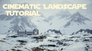 Easy Cinematic Landscape Tutorial in Blender [upl. by Aissert]