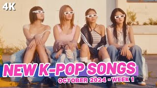 NEW KPOP SONGS  OCTOBER 2024 WEEK 1 [upl. by Elmaleh]