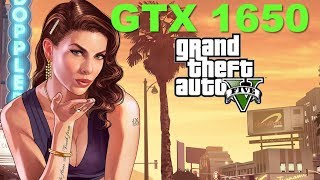 GTX 1650  GTA 5  FPS Benchmark [upl. by Sucramal291]