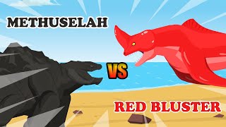 Titanus Methuselah vs Red Bluster  Monster Animation [upl. by Notfilc]