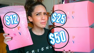 MOMENT OF TRUTH UNBOXING ALL 3 IPSY BOXES  SEPTEMBER 2020 [upl. by Echo]