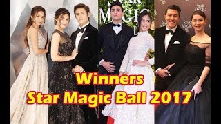 WINNERS at Star Magic Ball 2017  Kathryn Julia LizQuen KissMarc Pia Luis and Jessy [upl. by Merralee]