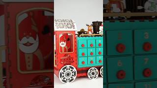 Creatorally ColoredplywoodChristmas countdown Train Advent Calendar🚂3dpuzzle christmas diy [upl. by Hayn]