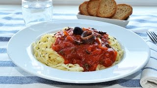 SicilianStyle Pasta with Anchovies  Easy Pasta alla Siciliana Recipe [upl. by Petey956]