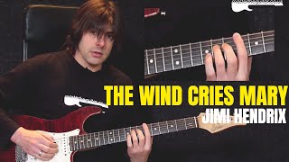 The Wind Cries Mary by Jimi Hendrix  Riff Guitar Lesson wTAB  MasterThatRiff 61 [upl. by Netty547]