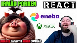 REACT IRMÃO PORCO RESPONDENDO O DK [upl. by Althee351]