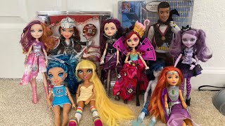 LIZZIE’S HUGE FLEA MARKET DOLL HAUL  Rainbow High Ever After High My Scene and more [upl. by Assirok]