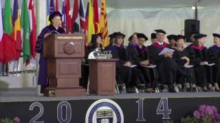 Wellesley College Commencement 2014 [upl. by Annaicul515]