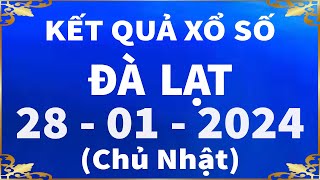 Xổ số Đà Lạt ngày 28 tháng 1  XSDL 281  XosoDaLat  XS Đà Lạt  Xổ số kiến thiết Đà Lạt hôm nay [upl. by Ati528]