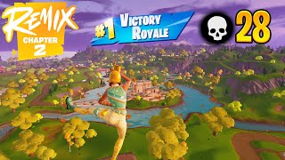 Fortnite Chapter 2 Remix  High Kill Solo vs Squads OG Gameplay Keyboard amp Mouse [upl. by Pich]