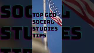 Best GED Social Studies Tips 2 Score Well shorts [upl. by Carisa]