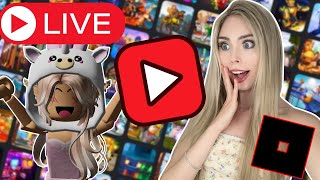 🔴LIVE LETS PLAY ROBLOX [upl. by Yenruoj]