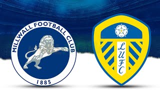 millwall 1 v 0 leeds 2 half highlights At The Den Amazing Night 2024 [upl. by Lexie]