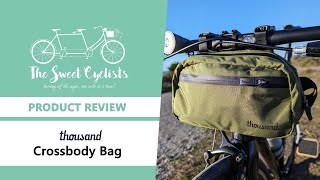 Thousands 2in1 bike and cross body bag  Thousand Crossbody Bag Review  ft Reflective Details [upl. by Rhoades]