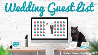 Wedding Guest List Spreadsheet [upl. by Gaspar713]