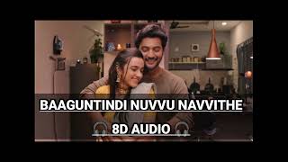 baguntundi nuvvu navvithe full 8d song athidi devo bhava  Manoj editz [upl. by Arodoeht]