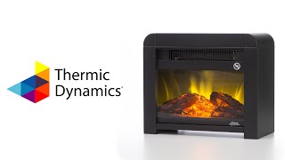 Thermic Dynamics  Electric Fireplace amp Heater 1200w [upl. by Ymar235]