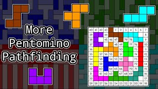 More Pentomino Pathfinding [upl. by Anaiad]