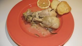 Ricetta Fusi di pollo al limone [upl. by Chrotoem]