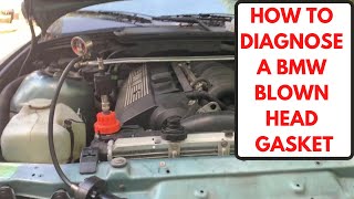 How to Tell if Your BMW Head Gasket is Blown and Find Coolant Leaks [upl. by Rockel]