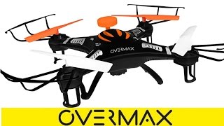 DRON OVERMAX X Bee Drone 25 Nagranie z kamery part1 [upl. by Aiekal745]