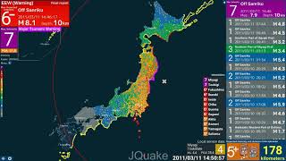 JQuake  The Great East Japan Earthquake of March 11th 2011 [upl. by Suraved]