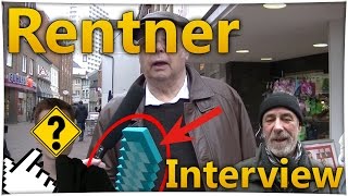 Minecraft PvP Rentner am Start   Minecraft Rentner Interview  ICH ZEIGE MICH [upl. by Euqinoj306]