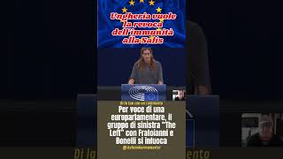 LUngheria chiede revoca immunità parlamentare alla Salis salis ungheria politica diritti oggi [upl. by Kristian139]