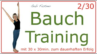 230 🍓 30 min Bauch Training im Stehen Bauchumfang reduzieren ohne Geräte [upl. by Anatsirhc842]