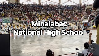 Minalabac National High School Regional Majorettes DBC and Band Exhibition [upl. by Idna868]