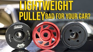 Which is Better A Lightweight Crank Pulley or a Crank Pulley Damper [upl. by Nara]