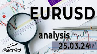 Analiza Tehnica EURUSD  Trading Plan  25032024  Sell eurusd [upl. by Fronniah207]